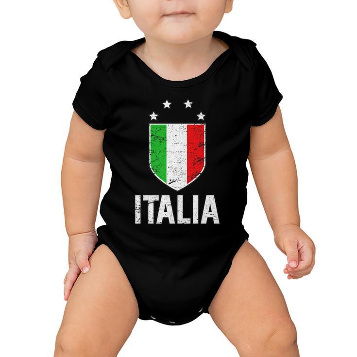 Vintage Italia Shield Crest Baby Onesie