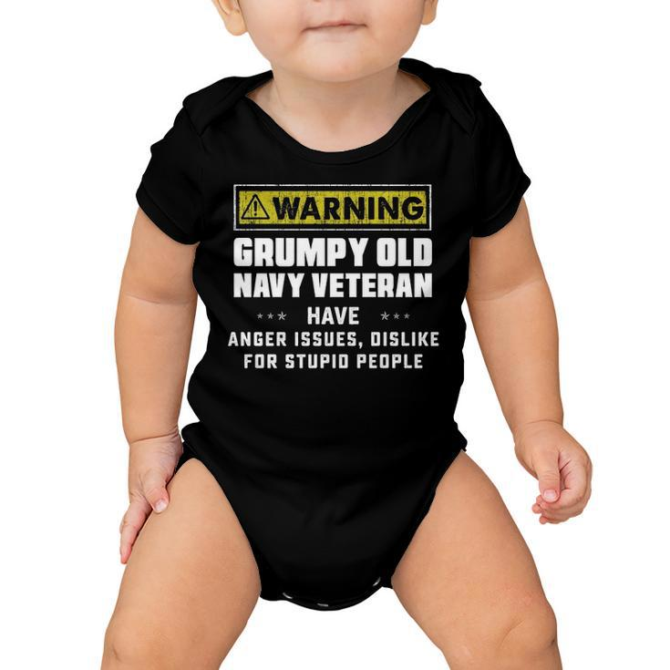 Warning Grumpy V2 Baby Onesie