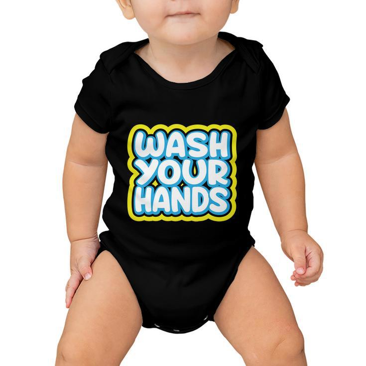 Wash Your Hands V2 Baby Onesie