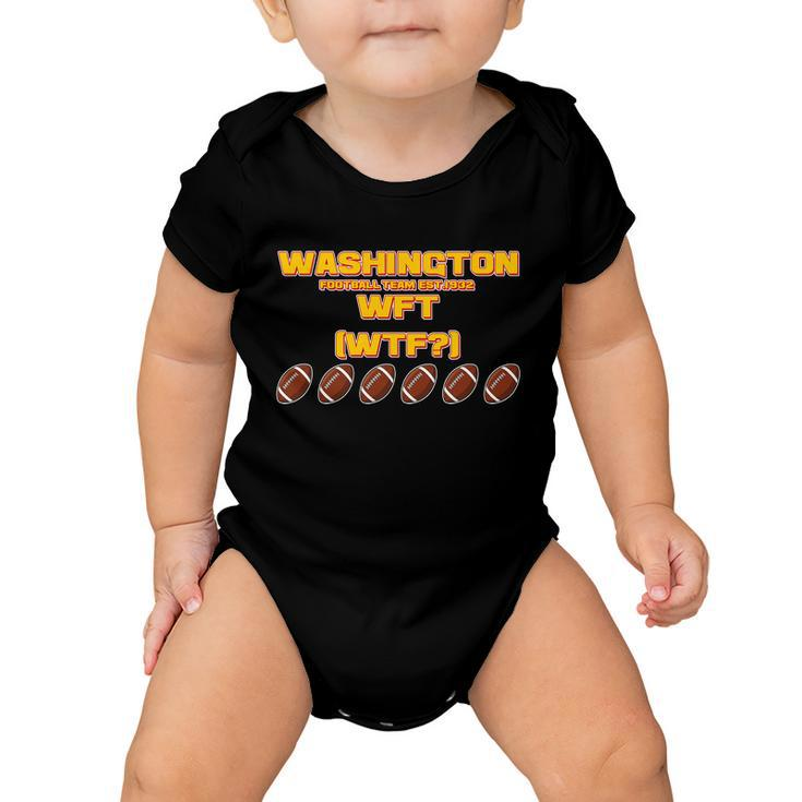 Washington Football Team Est 1932 Wft Wtf Tshirt Baby Onesie