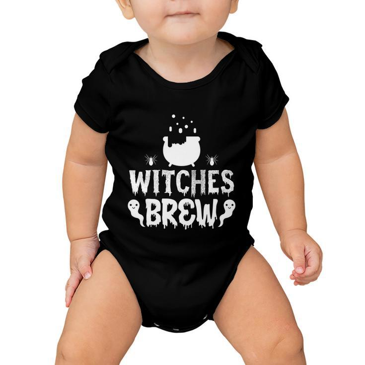 Witches Brew Funny Halloween Quote V4 Baby Onesie