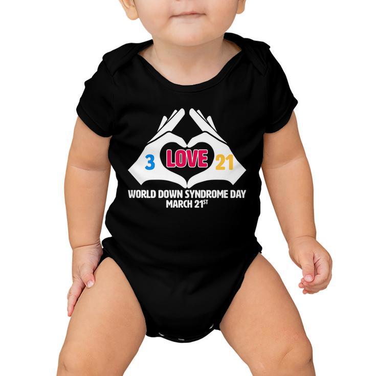 World Down Syndrome Day March 21 Tshirt Baby Onesie