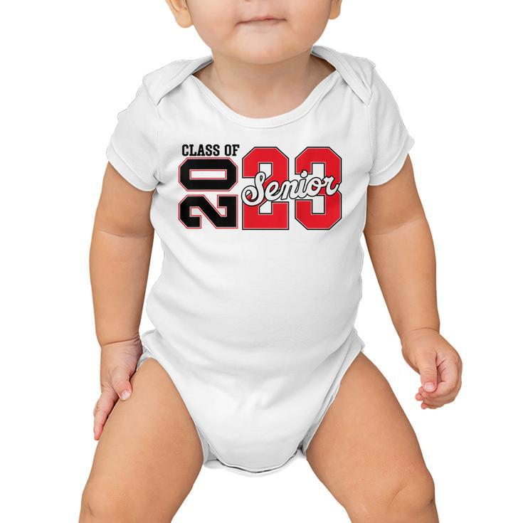 Class Of 2023 Senior 2023 Graduation Or First Day Of School  Baby Onesie