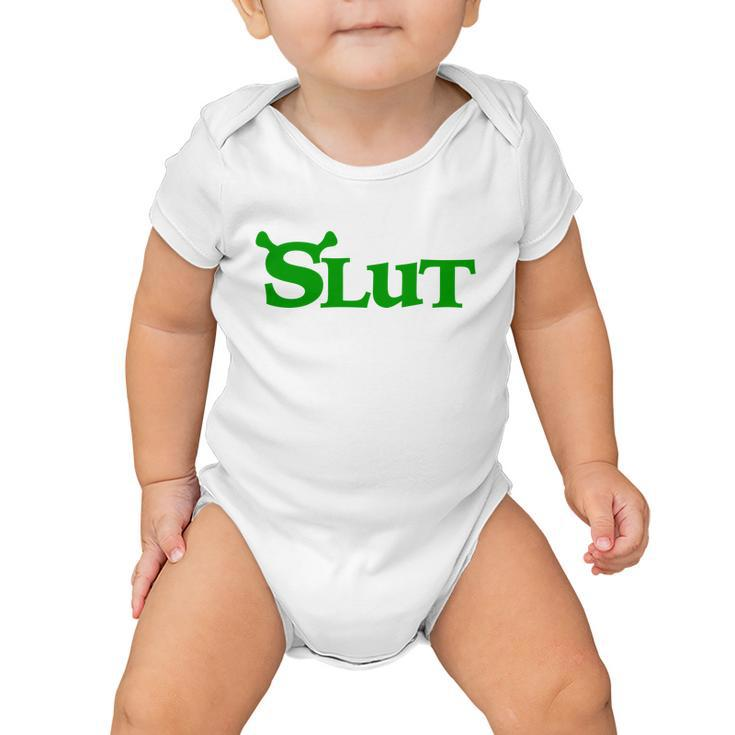 Funny Slut Parody Tshirt Baby Onesie