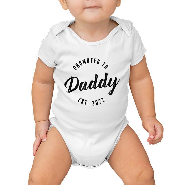 Promoted To Daddy 2022 For Men Of Girl New Dad Life With This Shirt New Dad Tshirt Baby Onesie