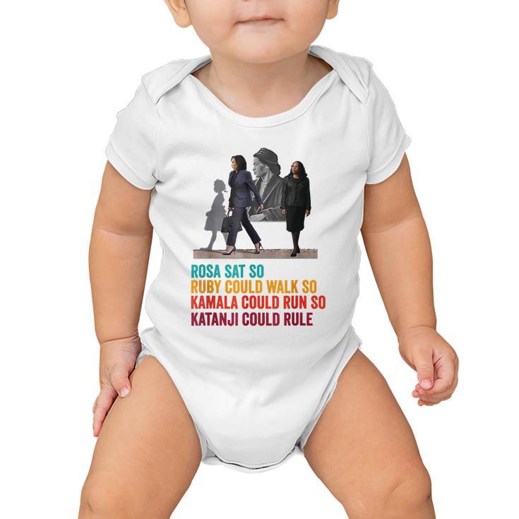 Rosa Sat Ruby Walk Kamala Run So Ketanji Could Rule Kbj Meme Baby Onesie