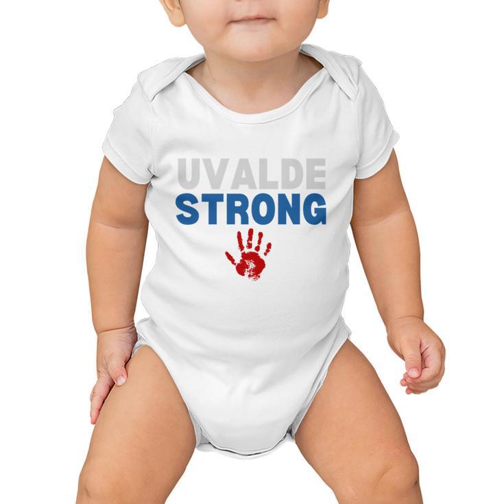 Texas Uvalde Strong Pray For Uvalde Robb Elementary Tshirt V2 Baby Onesie