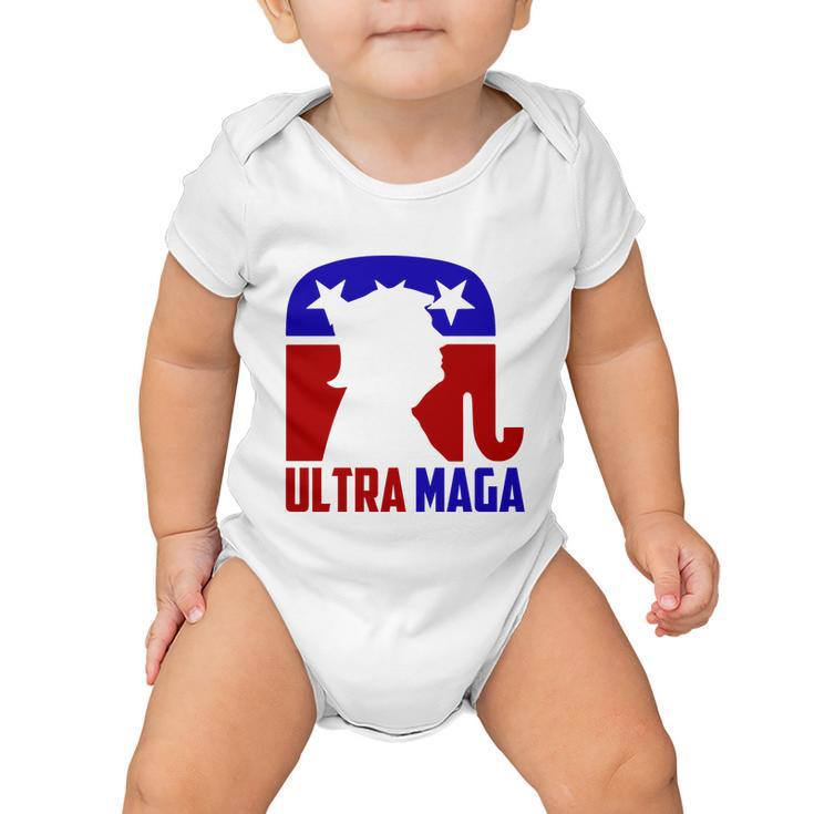 Ultra Maga Shirt Pro Trump Funny Anti Biden Republican Gift Tshirt Baby Onesie