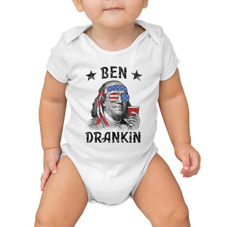 Ben Drankin Funny 4Th Of July Baby Onesie