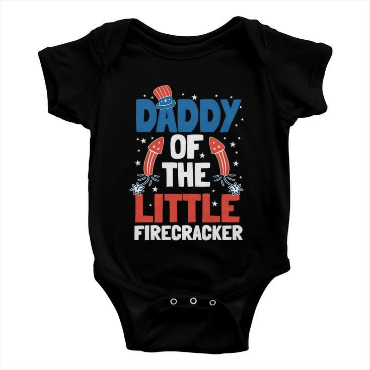 4Th Of July Firecracker Dad Pyrotechnician Fathers Day Meaningful Gift Baby Onesie