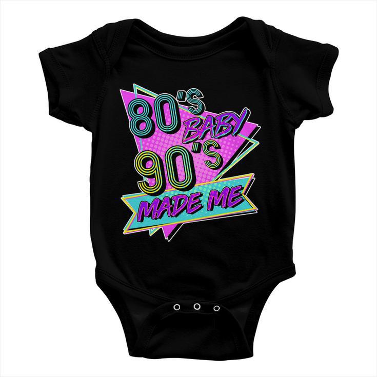 80S Baby 90S Made Me Baby Onesie