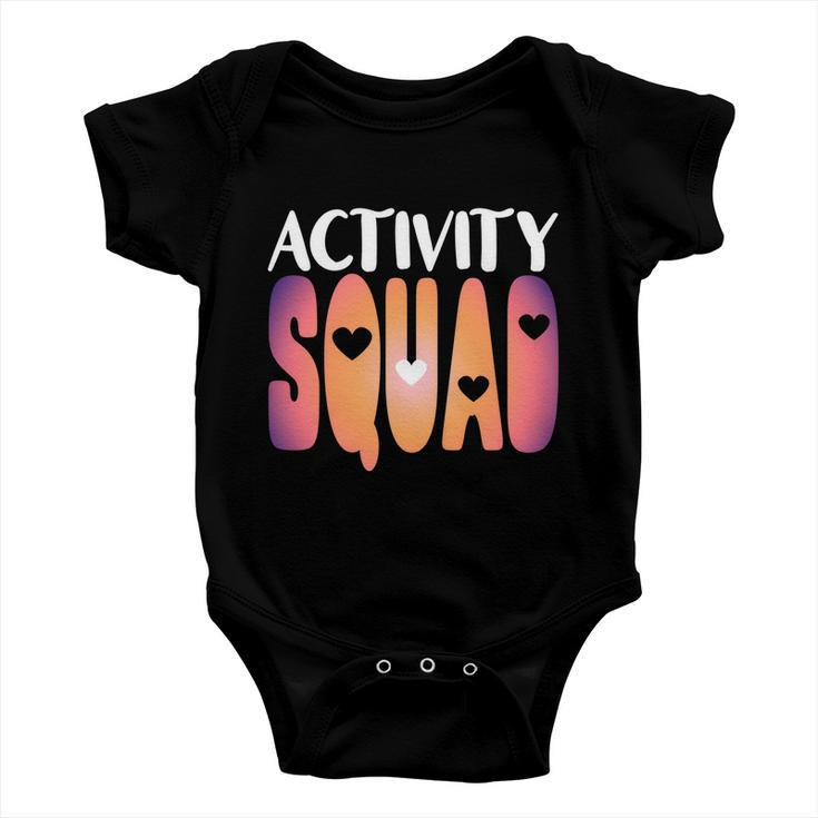 Activity Squad Activity Director Activity Assistant Gift V2 Baby Onesie
