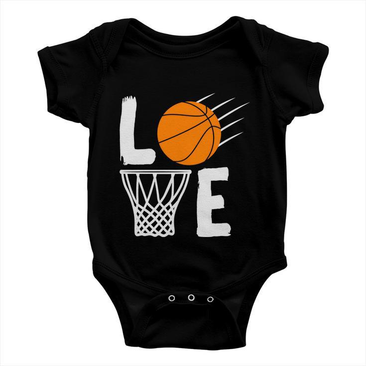 Basketball Love Basketball Lover Basketball Fan Basketball Player Baby Onesie