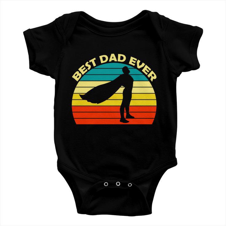 Best Dad Ever Super Dad Hero Baby Onesie