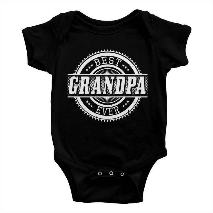 Best Grandpa Ever Tshirt Baby Onesie