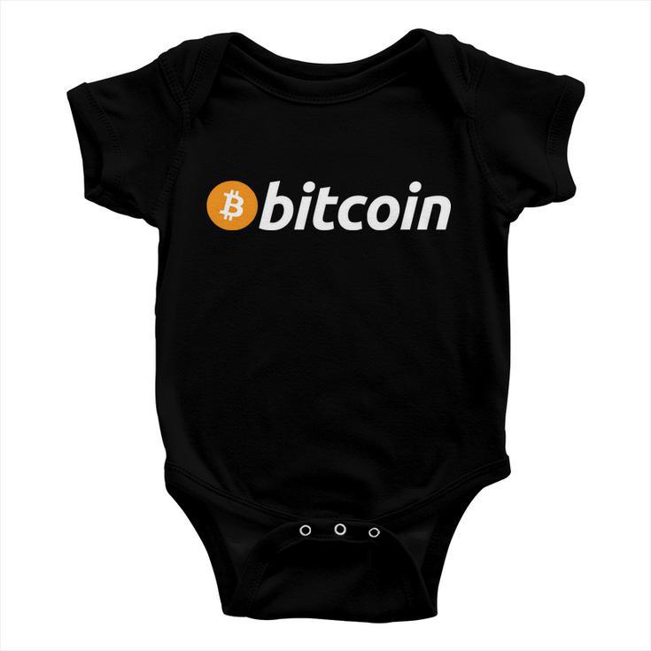 Bitcoin Logo Baby Onesie