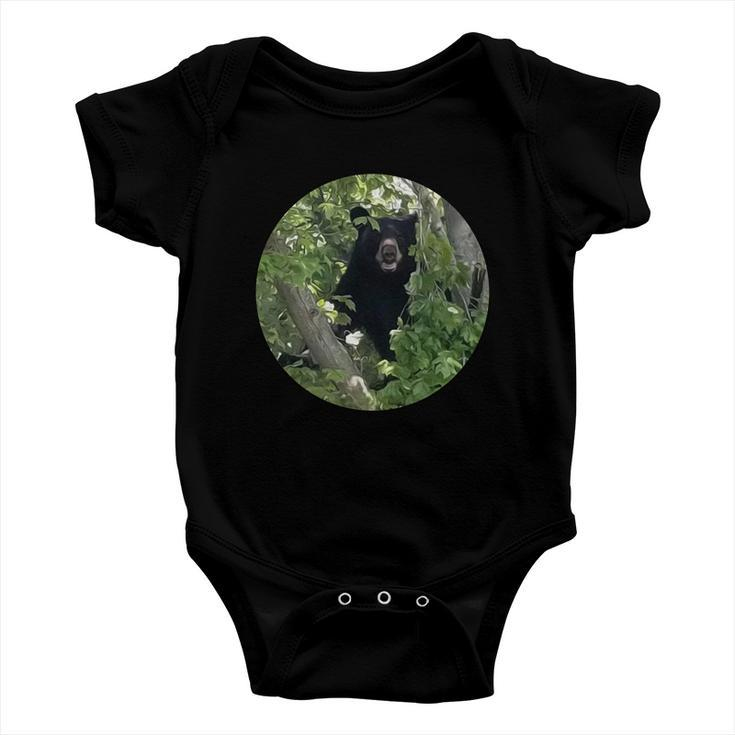 Black Bear Wilderness Baby Onesie