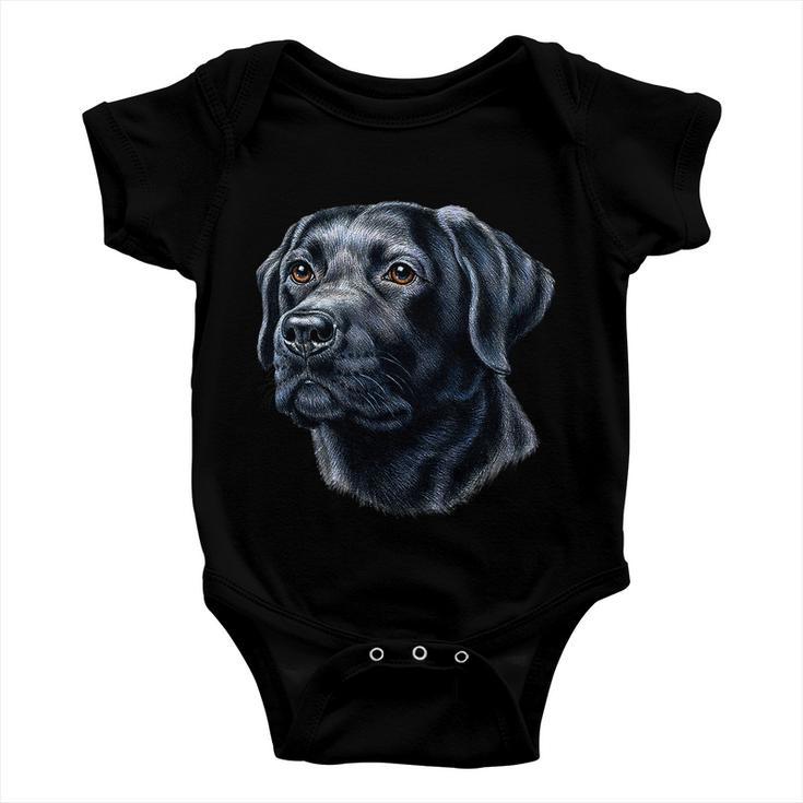 Black Lab V2 Baby Onesie