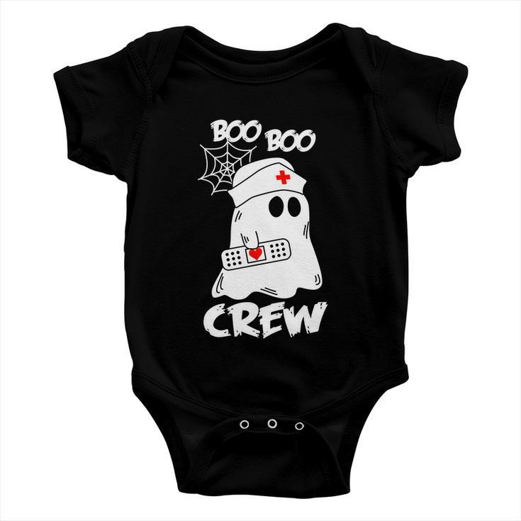 Boo Boo Crew Halloween Quote V3 Baby Onesie