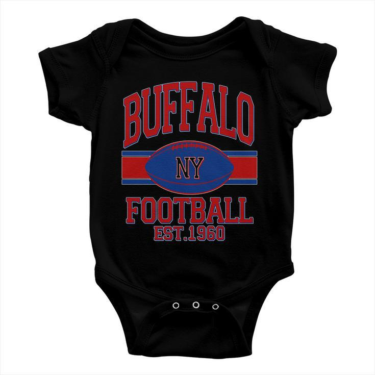 Buffalo New York Football Classic Logo Fan Baby Onesie