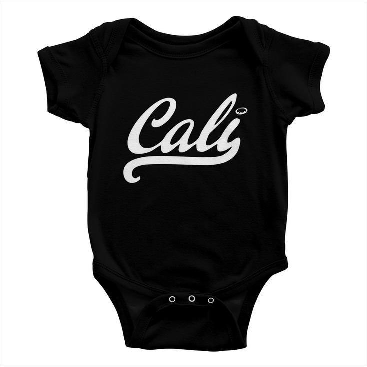 Cali Black Logo Tshirt Baby Onesie