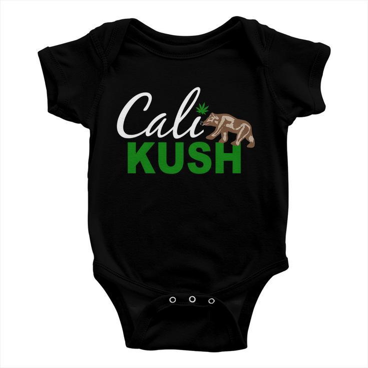 Cali Kush Weed California Republic Tshirt Baby Onesie