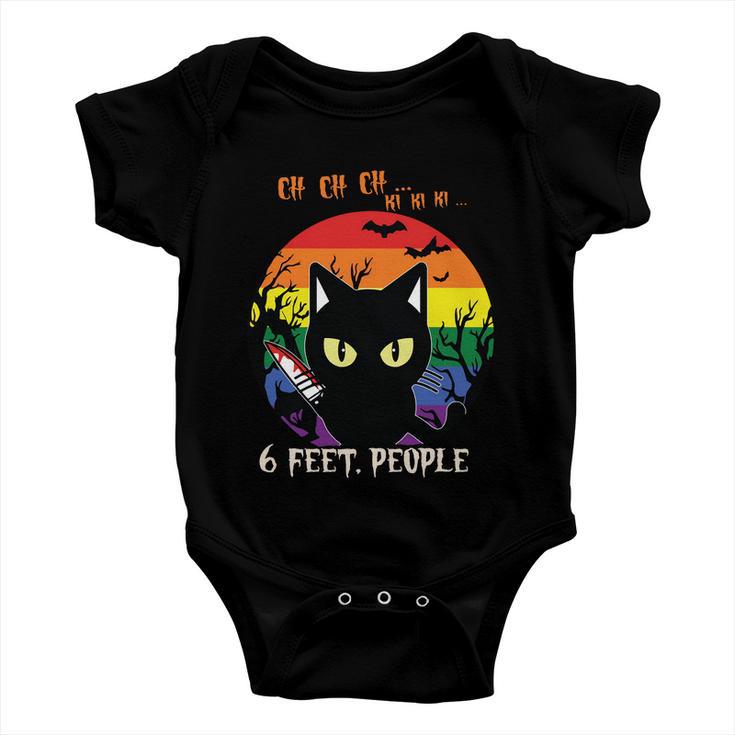 Cat Lgbt 6 Feet People Funny Halloween Kitten Gifts Baby Onesie