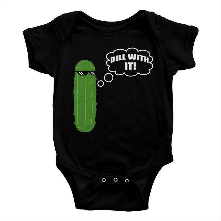 Dill With It Pickle Baby Onesie