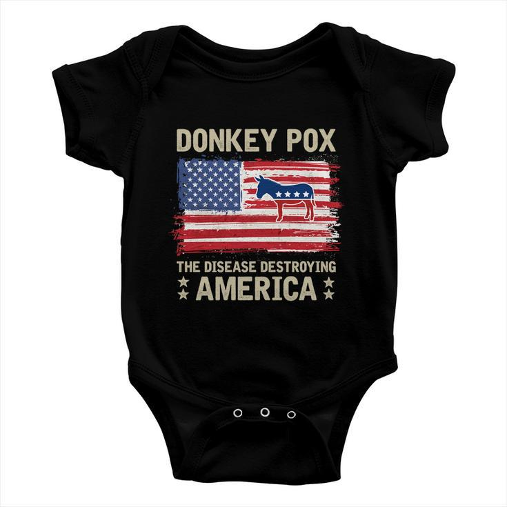 Donkey Pox V2 Baby Onesie