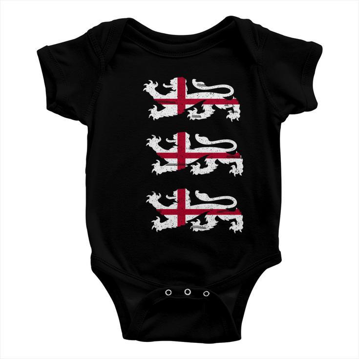 England Euro 21 English Lions Soccer Fan Flag Baby Onesie