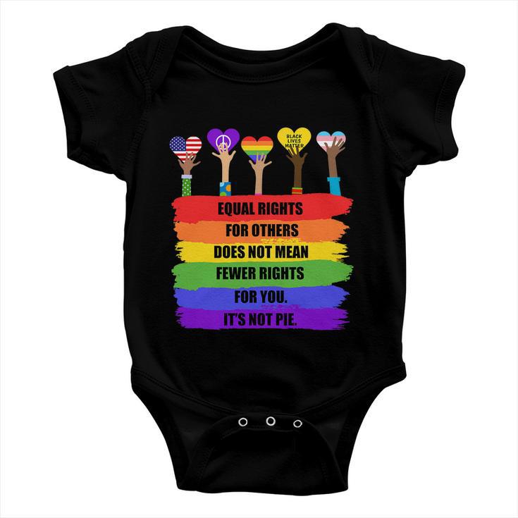 Equal Rights For Others Lgbt Pride Month 2022 Tshirt Baby Onesie