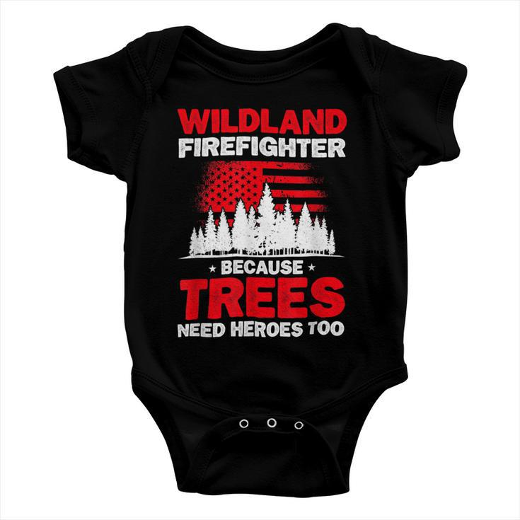 Firefighter Wildland Firefighter Hero Rescue Wildland Firefighting V3 Baby Onesie