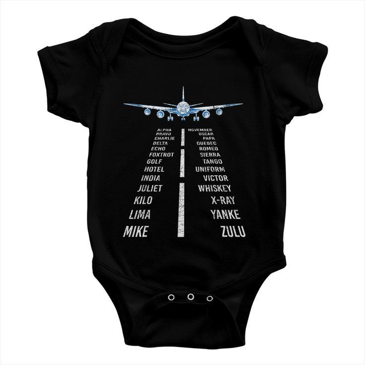 Flying Airplane Plane Aviation Aircraft Flight Copilot Pilot Tshirt Baby Onesie