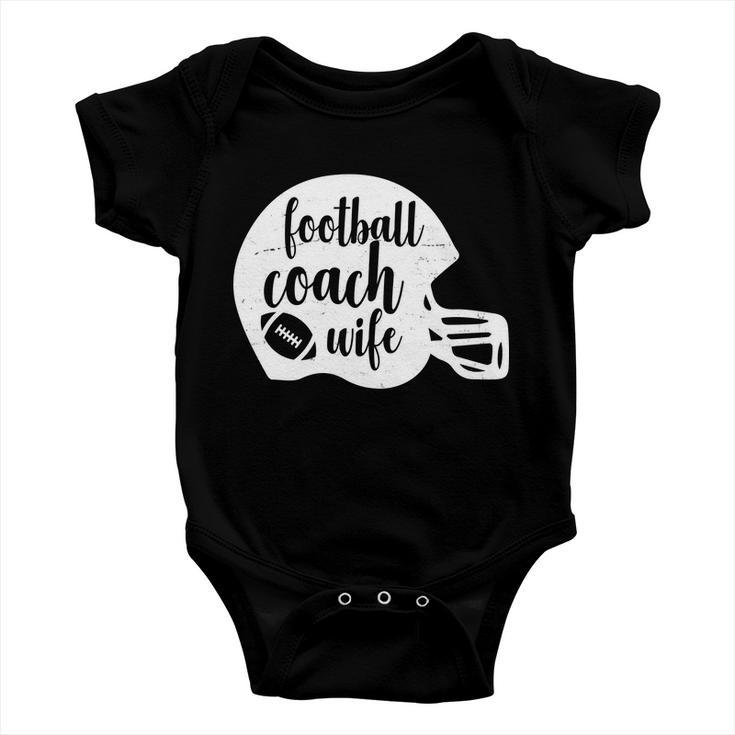 Football Coach Wife Tshirt Baby Onesie