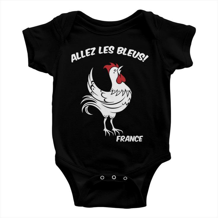 France Soccer World Allez Les Bleus Baby Onesie