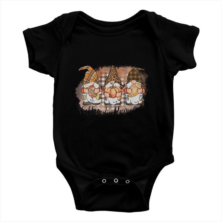 Fueled By Coffee Pumpkin Spice Thanksgiving Quote Baby Onesie