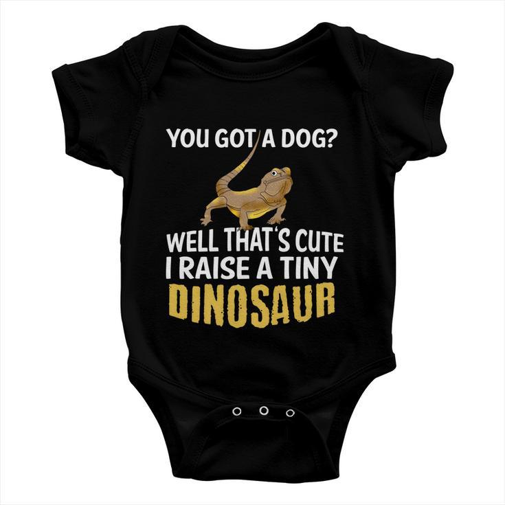 Funny Bearded Dragon Graphic Pet Lizard Lover Reptile Gift Baby Onesie