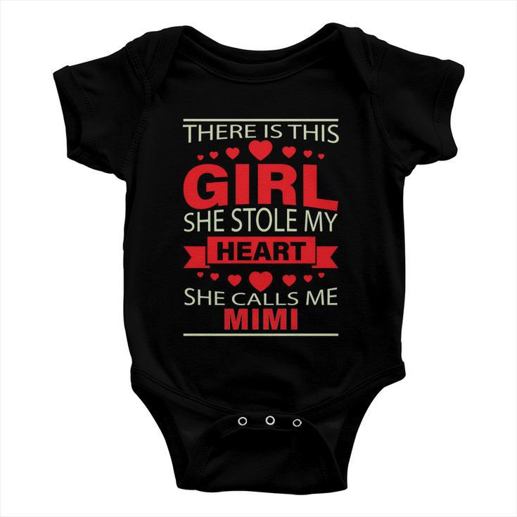 Funny Fathers Day For Mimi From Daughter Girl To Mimi Gift Baby Onesie