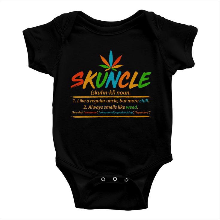 Funny Skuncle Definition Like A Regular Uncle Tshirt Baby Onesie