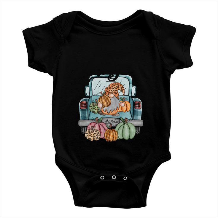 Happy Fall Yall Thanksgiving Quote V3 Baby Onesie