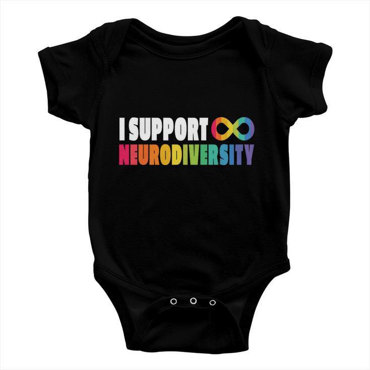 I Support Neurodiversity Baby Onesie