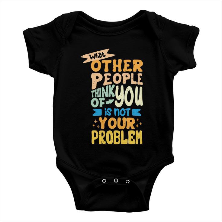 Inspirational Quote Tshirt Baby Onesie