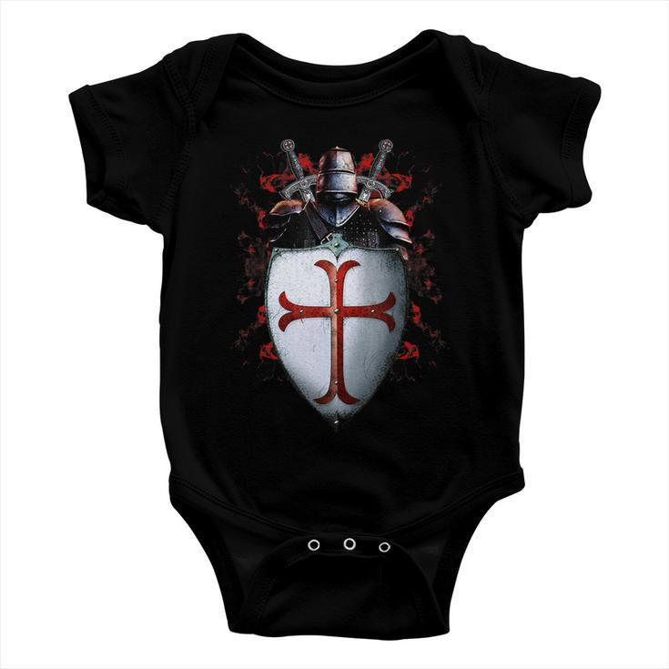Knights TemplarShirt - The Brave Knights The Warrior Of God Baby Onesie