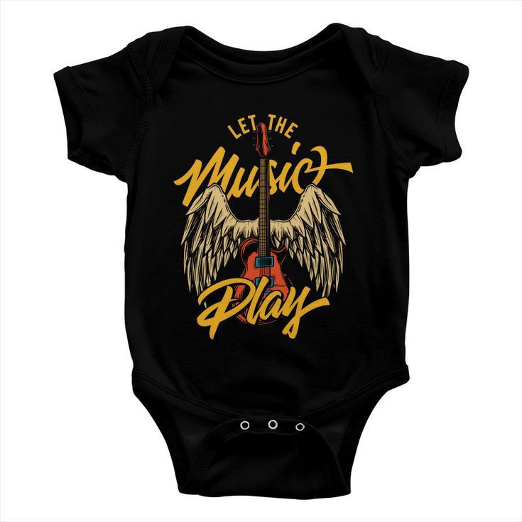 Let The Music Play Baby Onesie