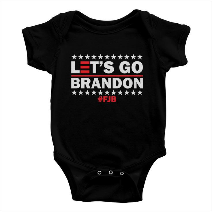 Lets Go Brandon Lets Go Brandon Lets Go Brandon Lets Go Brandon Tshirt Baby Onesie