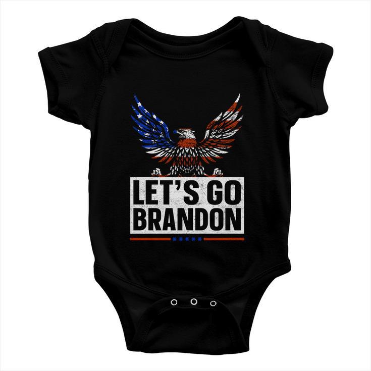 Lets Go Brandon Lets Go Brandon Lets Go Brandon Lets Go Brandon Tshirt Baby Onesie