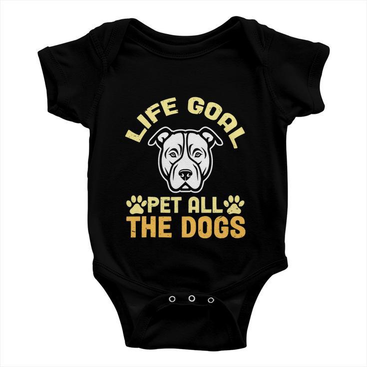 Life Goal Pet All The Dogs Nft Puppy Face Baby Onesie