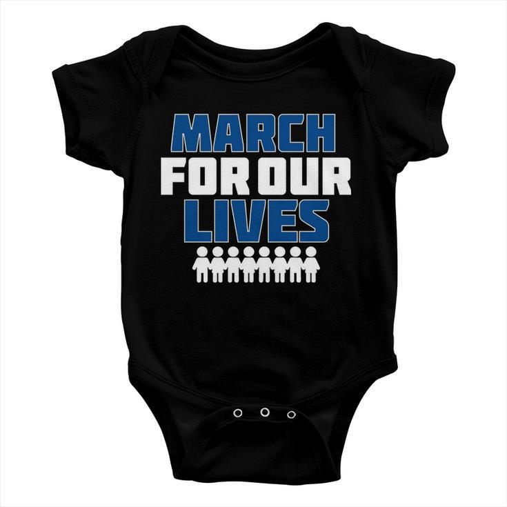 March For Our Lives Gun Control Baby Onesie