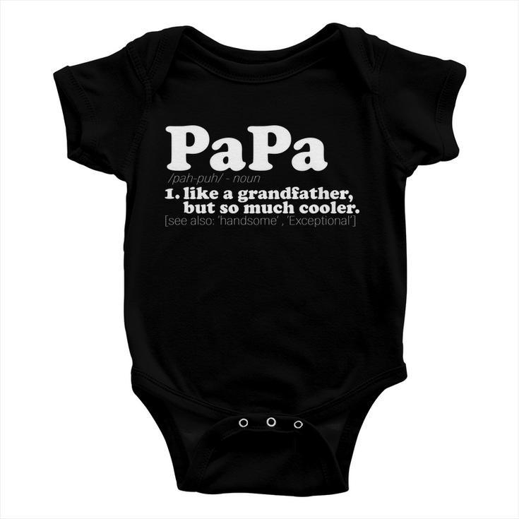 Papa Definition V2 Baby Onesie