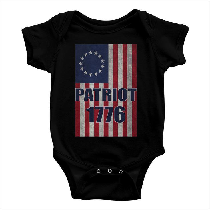 Patriot Betsy Ross Flag Baby Onesie